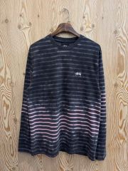 00s STUSSY マルチボーダー サーマルロンT - メルカリ