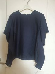 H&M レースディテール リネンブレンドトップス - メルカリ
