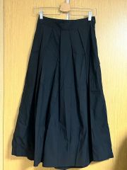 マーガレットハウエル 22SS コットンタフタロングフレアスカート 1