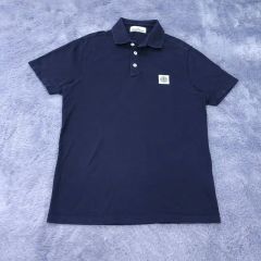 STONE ISLAND コンパス ワッペン 半袖 ポロシャツ ブラック L - メルカリ