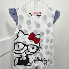 日本ハローキティ 130 ドット柄 Tシャツ