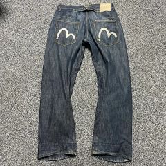 EVISU No.2 濃紺 白ペイント W30 美品 EVISU No.2 濃紺 白ペイント W30 美品 - メルカリ