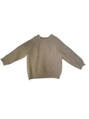 ヴィンテージ 90s Cornish Jumpers ハンドメイド ブラウン セーター F