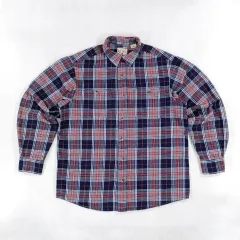 レッド HEAD ヘビー フランネル シャツ チェック柄 M