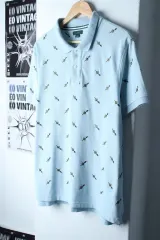 (L-XL) J.Crew ジェイクルー 半袖 Tシャツ 刺繍 パータン・ 연블루-185B7