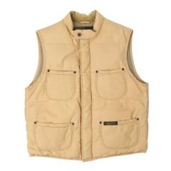 H&S 中綿(シンサレート )入り ナイロンベスト M 未使用 マスタード 