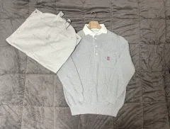 BRUNELLO CUCINELLI ブルネロクチネリ ネック カラ ボタン ウール ニット XL サイズのサムネイル