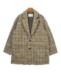 ラメミックスツイード テーラーカラージャコット - メルカリ