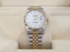 ROLEX デイトジャスト 16233 コンビ ホワイト バーインデックス オリジナルのサムネイル