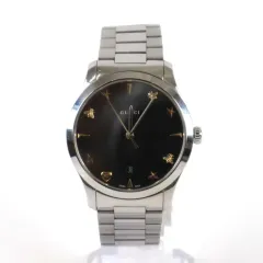 中古ブランドダオール グッチ G タイムレス メタル クオーツ 時計 38MMのサムネイル