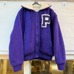 Camphor wood ダブルジップニットフーディー M チャコールグレー