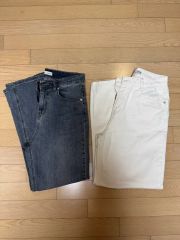 Monameストレートデニム 2点セット Monameストレートデニム 2点セット - メルカリ