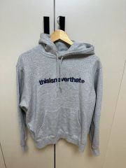 thisisneverthat グレー フード付きパーカー L サイズ - メルカリ