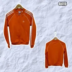 XS adidas トレフォイル 3本線 ブルゾン トレーナー ジャケット トラックジャージ