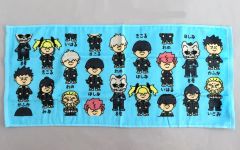 [중고]잡화 집합(그린) TOWEL(페이스타올) [괴수 8호×오에카키씨]
