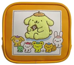 【中古】バッグ ポムポムプリン(オレンジ) スクエアポーチ 「サンリオキャラクターズ」