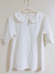 HERNO ヘルノ フレンチスリーブブラウス 花柄 シック 夏服 44サイズ 