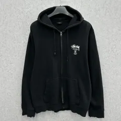 105 ステューシー ワールドツアー メンズ フーデッドジップアップ