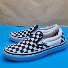 レア VANS 9.5 スリッポン タイガー刺繍 チェッカーボード 27.5cm 