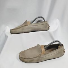 美品☆トッズ ドライビングシューズ モカシン縫い レザー ローファー 