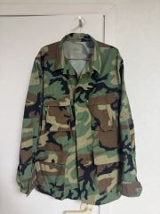 90s US ARMY BDU ジャケット デザート カモ オーバーダイ ピンク 
