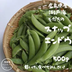 広島県産 スナップエンドウ 500グラムのサムネイル