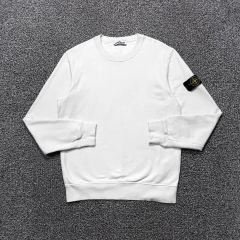 STONE ISLAND 18aw 刺繍ロゴスウェット ホワイト M - メルカリ