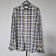 マッシモ ドゥッティ L リネン 麻 シャツ シャツ M-長袖-723のサムネイル