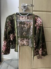バルコニーアンドベッド 風景柄 花柄 長袖カーディガン - メルカリ