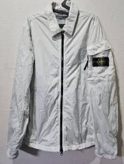 百貨店購入/A+ STONE ISLAND ストーンアイランド クリンクルレップス ナイロン ジャケット 100 / Lのサムネイル