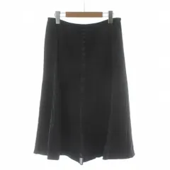 ソニア ソニアリキエル SONIA SONIA RYKIEL スカート 42 黒 ブラック 無地 フレア ミディ丈 /PP ■GY58のサムネイル
