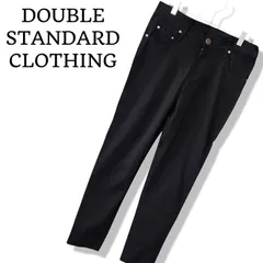 DOUBLE STANDARD CLOTHING 美脚 スキニーパンツ 38 ブラック 黒 ストレッチ スリム パンツ 5ポケット レーヨン レディース メンズ ユニセックス フィルム モード カジュアル トレンド 定番 万能 レギパン 伸縮 美品 214TYのサムネイル