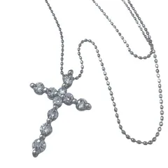 PONTE VECCHIO 　ポンテヴェキオ　ネックレス　PV　クロスダイヤ 0.50ct　750　K18　WGのサムネイル