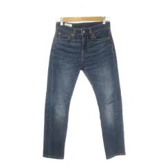 リーバイスプレミアム Levis PReMIUM 510 デニム ジーンズ W27 L32 青 ブルー インディゴ フルレングス ビッグE ウォッシュ加工 /CK43 ■GY61のサムネイル