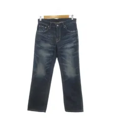 リーバイス Levi's 502 ジーンズ W30 L33 青 ブルー 色落ち加工 ストレート フルレングス /AH29 ■GY58のサムネイル