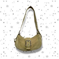 極美品✨OSOI HOBO ワンショルダー 牛革 肩掛け ブラック ハーフムーン