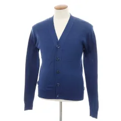 【中古】ルトロワ Letroyes ハイゲージ コットン ニット カーディガン ダークブルー【サイズ3】【メンズ】のサムネイル