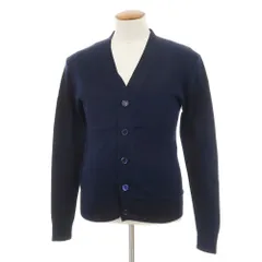 【中古】ルトロワ Letroyes ハイゲージ コットン ニット カーディガン ネイビー【サイズ3】【メンズ】のサムネイル