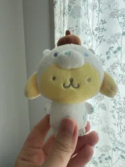 ポムポムプリン 小さな ぬいぐるみ マスコット