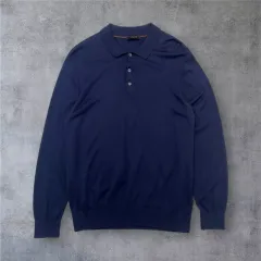 ダックス Daks ネイビー シルク カシミア Kara ニット 110のサムネイル
