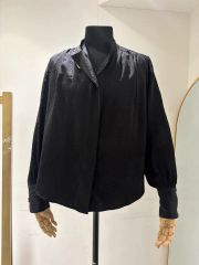 美品 アメリヴィンテージ 定価1.5万 レースドッキングギャザーシャツ 
