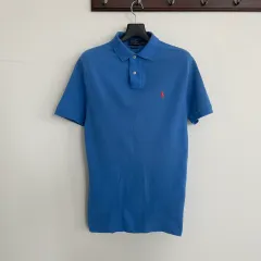 ポロ ラルフローレン ユニセックス ブルー ピケ Tシャツ