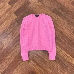 レディース S ポロ ラルフローレン Classic ロゴ ケーブル ニット