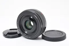 ★美品★ パナソニック Panasonic LUMIX G 20mm F1.7 II ASPH. H-H020A ブラック  ARYM6052 #62のサムネイル