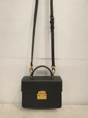 ほぼ新品) CHARLES & KEITH ブラック ミニ トートバッグ クロスバッグ
