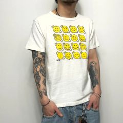 80s USA製】猫柄 プリントTシャツ イエロー - メルカリ
