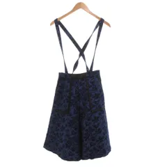 シンシアローリー CYNTHIA ROWLEY サロペット パンツ ジャガード 花がら 2 青 ブルー /JS ■GY60のサムネイル