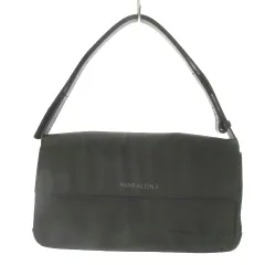 アンクライン ANNE KLEIN 2 ハンドバッグ 黒 ブラック 無地 フラップ /AO23 ■GY58のサムネイル