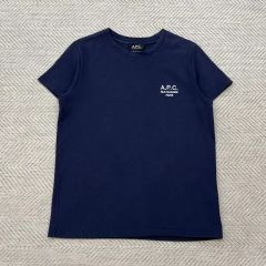 A.P.C. レトロリンガーTシャツ ネイビー プリントT 日本製 - メルカリ