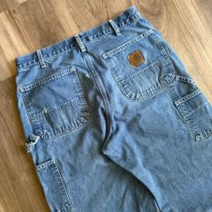 Carhartt ペインターパンツ フェード ダブルニー デニム USA製 36